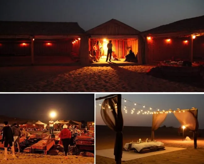 Overnight Safari Dubai Desert Camping Experience